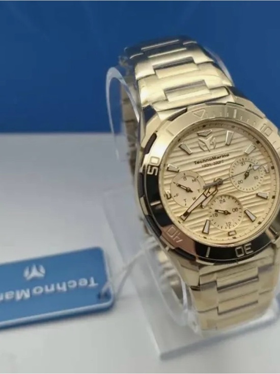 Women’s Techno Seven Seas Marine invicta Watch. 36mm, Gold (TM-725049) main image 4